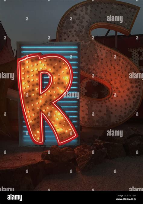 Neon sign - Las Vegas Stock Photo - Alamy