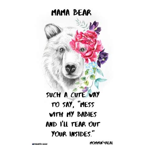 Mama bear. #mamabear #motherhood #motherislove #momlife #momquotes # ...