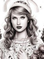 Printable Taylor Swift Coloring Pages Free For Kids And Adults