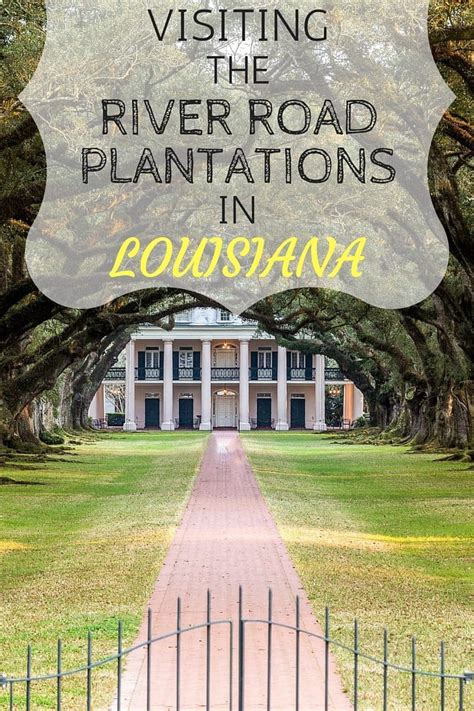 River Road Plantations Louisiana Map