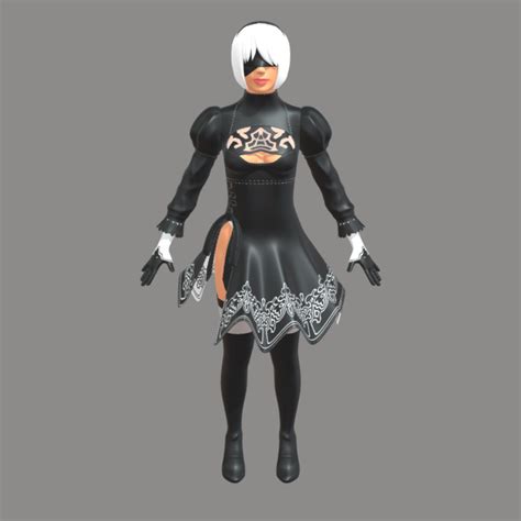 ArtStation - 2B Nier Automata Concept Art