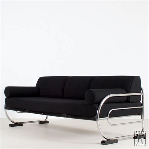 Art Deco sofa in Aeronautic Streamline Design - ZEITLOS – BERLIN