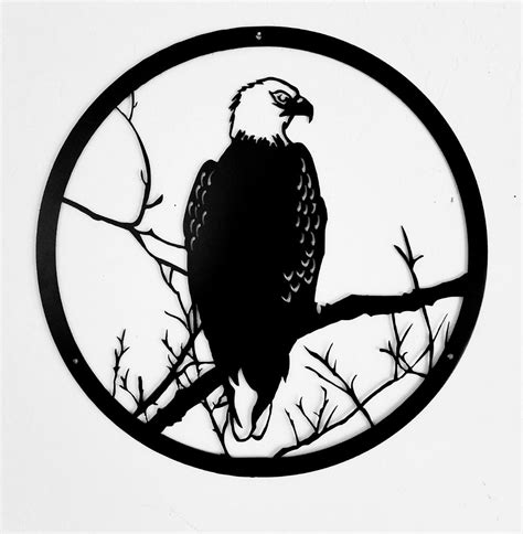 Eagle Wildlife Metal Art Scene Wildlife or Animal Wall Art Silhouettes ...