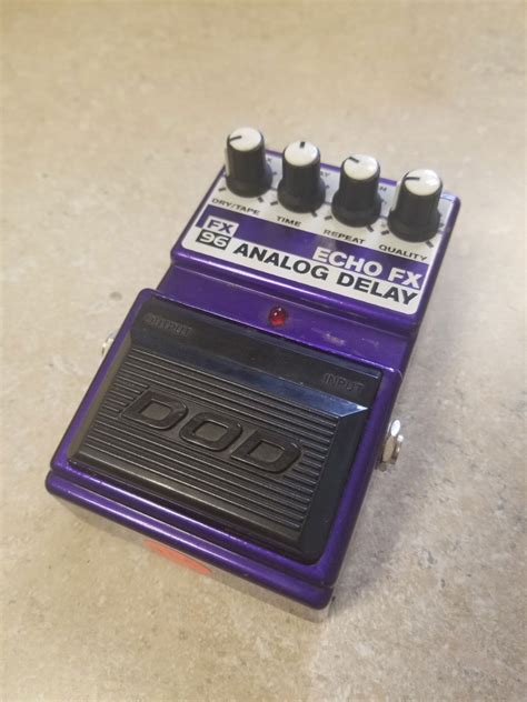 USED DOD Analog Delay FX96 Pedal - No Box Included