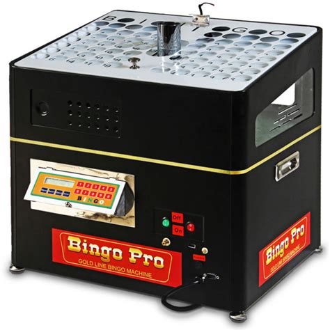 Exclusive Gold Line Programmable Bingo Machine - Bingo Pro