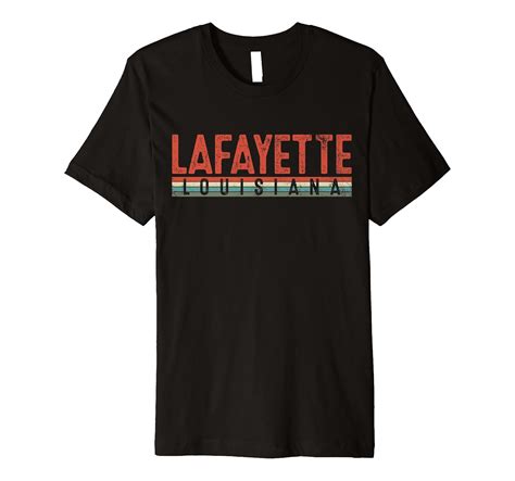 Amazon.com: Lafayette Louisiana Premium T-Shirt: Clothing