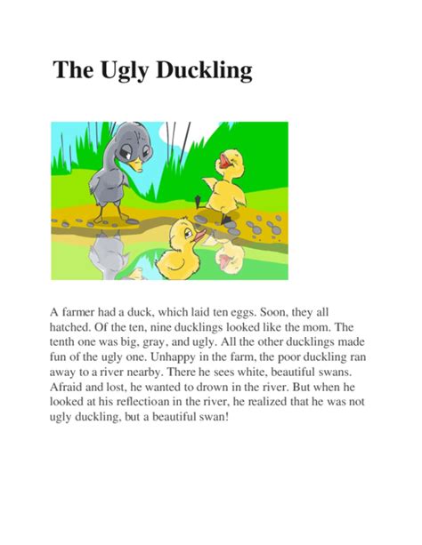 (DOC) The Ugly Duckling | Abel Shamira - Academia.edu