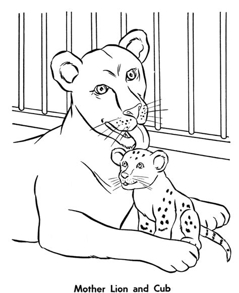 Free Printable Zoo Coloring Pages For Kids