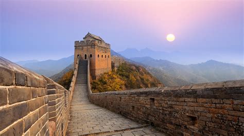 Sunrise at Jinshanling Great Wall [5120x2880] : r/wallpaper