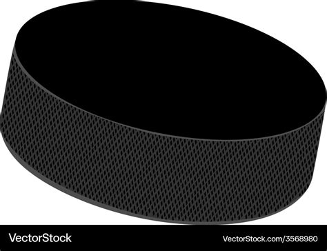 Hockey puck Royalty Free Vector Image - VectorStock