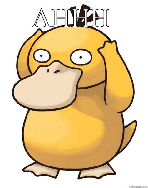 Funny Psyduck - quickmeme