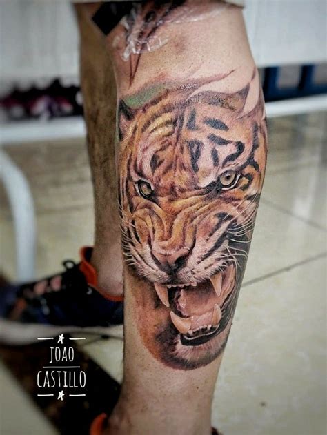 Colorful Tiger Tattoo