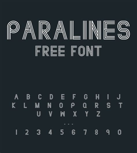 PARALINESFREE FONT | Behance