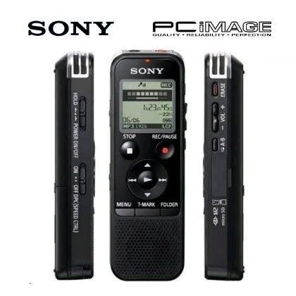 SONY ICD-PX470 DIGITAL VOICE RECORDER WITH BUILT-IN USB - BLACK | PC IMAGE