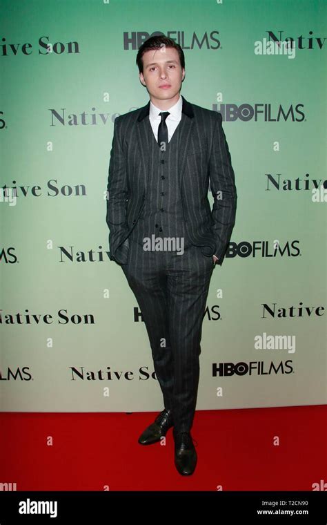 New York, NY, USA. 1st Apr, 2019. Nick Robinson at HBO Films “Native ...