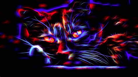 Neon Cats Wallpapers - Wallpaper Cave