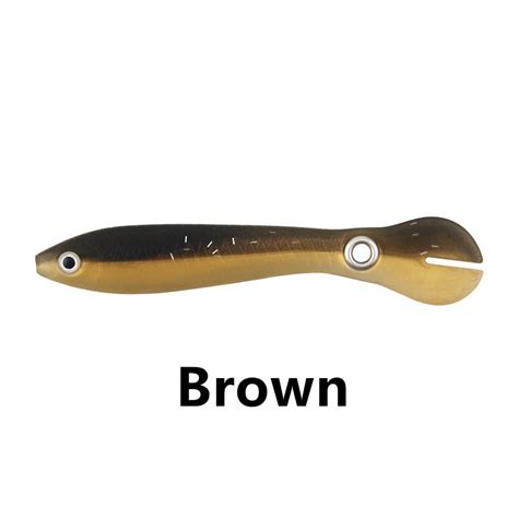 Artificial Soft Plastic Fishing Lures Bionic Fishing Swimbaits For Bass Trout Catfish Freshwater ...