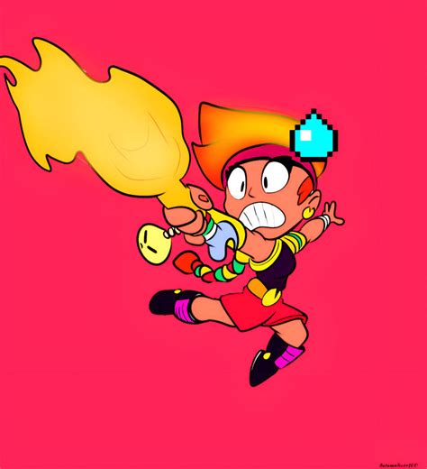 Amber (brawl stars) by AutumnLover100 on DeviantArt