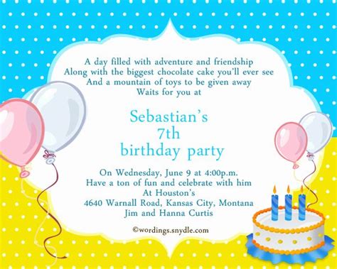 Sample Party Invitation Wording Awesome Sample Invitation Birthday ...