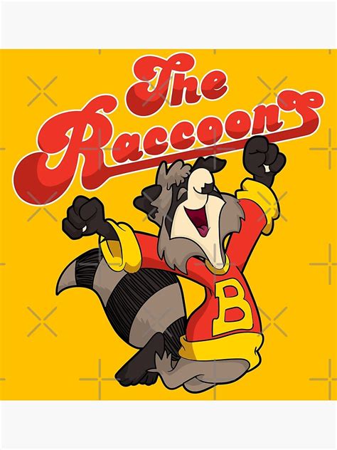 "The Raccoons, Bert Raccoon Classic Cartoon" Poster for Sale by FanaticArts | Redbubble