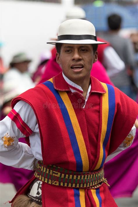 Indigenous Male in Colorful Clothing Editorial Photo - Image of kechwa ...