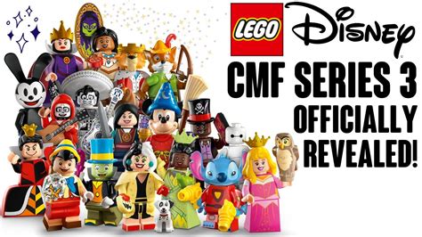 FIRST LOOK: LEGO Disney 100 CMF Series 3 OFFICIALLY REVEALED - YouTube