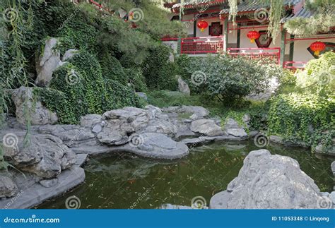 Chinese Ancient Royal Garden. Stock Photo - Image of qing, dynasties ...