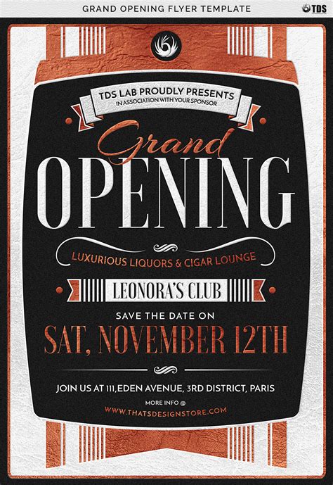 Grand Opening Flyer Template