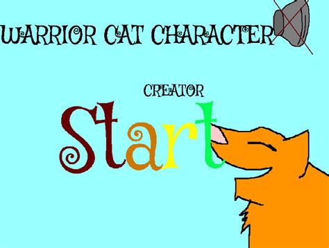 Warrior cat maker version 1 by LonewolfKumniver on DeviantArt