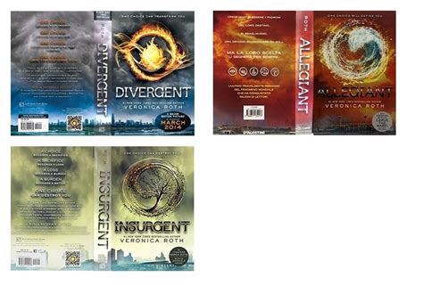 Divergent series - printable book cover front & back - miniature book ...