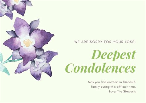 Condolence Free Printable Sympathy Cards - We did not find results for: