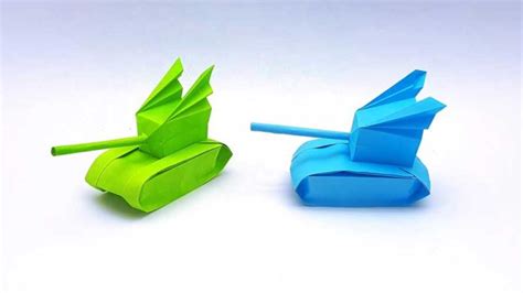 How To Make Paper Toy Tank Step By Step