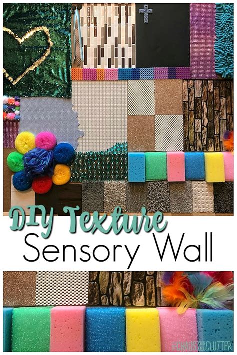 DIY Sensory Wall - Inexpensive and Easy to Make