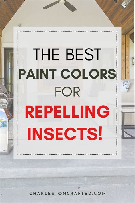 Paint Colors that repel insects