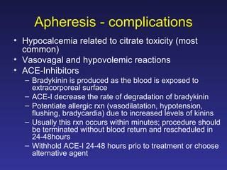 Apheresis 092909 Hames | PPT