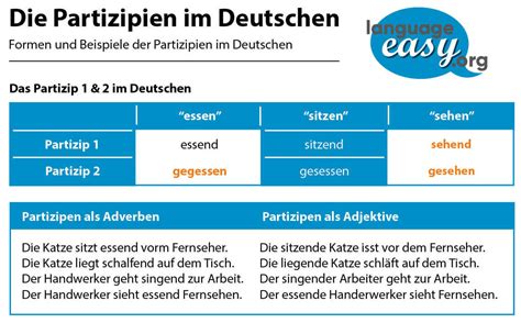 German Participles - Learn German easily with language-easy.org!