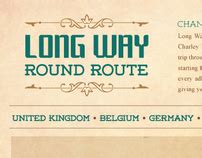 Long Way Round Map on Behance