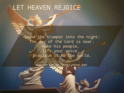 Let Heaven Rejoice Lyrics ~ song lyrics