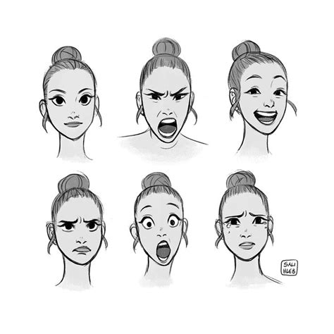 Redirect Notice | Facial expressions drawing, Drawing expressions, Girl ...