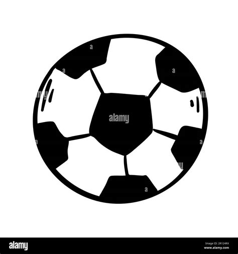 soccer balls . Hand-drawn football balls and soccer striped grass field. Vector illustration for ...