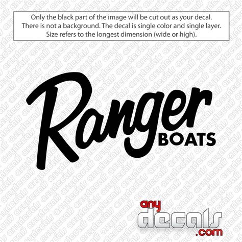 Ranger Boats Logo Decal Sticker - AnyDecals.com