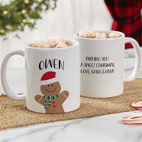 Baking Spirits Bright Personalized Christmas Mugs