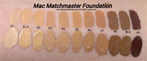 Mac Matchmaster Foundation; Review & Swatches of Shades