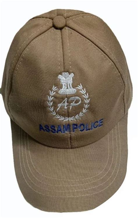 Brown Polyester Assam Police Cap, Size: 22 cm at Rs 45/piece in New ...