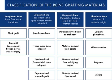 Classification of bone‐grafting materials, including autografts ...