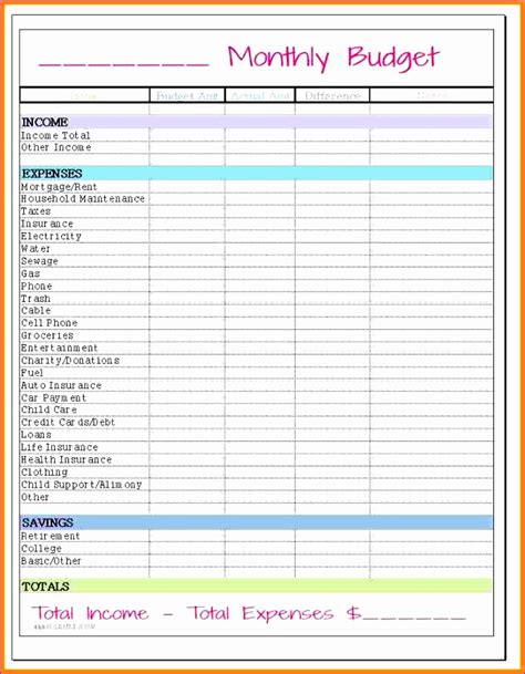 Excel budget template - botsmake