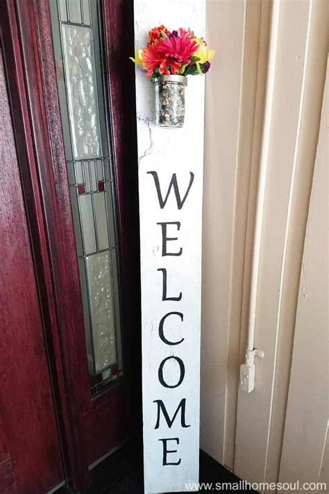 Easy DIY Welcome Sign - You Can Make This! - Girl, Just DIY!