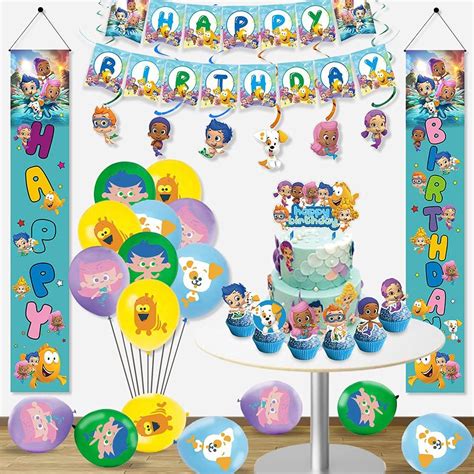 Bubble Guppies Birthday Party Supplies Bubble India | Ubuy