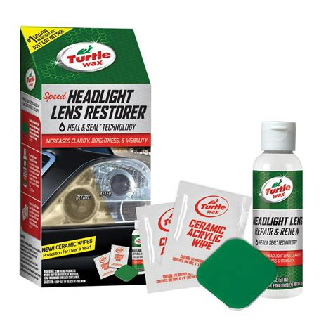 New Turtle Wax Speed Headlight Lens Restorer Kit - Heal and Seal - Walmart.com - Walmart.com