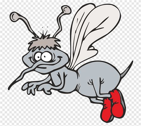 Mosquito Insect Cartoon Design, mosquito, insects, cartoon png | PNGEgg